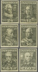 Österreichische Heerführer 1935: 12 g. "Prinz Eugen" bis 64. g. ...