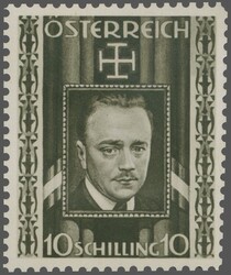Gedenkmarke für Bundeskanzler Engelbert Dollfuss 1936: 10 S., ...
