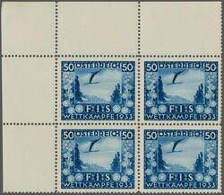 FIS-Wettkämpfe 1933: 12 g. "Aufstieg" bis 50 g. "Skispringen", der ...