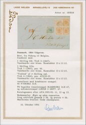 Mail routes to Belgium; 1867 (Aug 31): Entire letter from Nyborg to ...