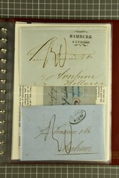 1807/67: Group 22 prephilatelic or stampless covers, from or to ...