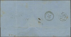 French Consular Post Offices, Galatz; 1858 (April 3): Unpaid Entire ...