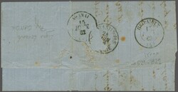French Consular Post Offices, Galatz; 1862 (June 21): Entire letter ...