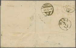 Romanian Post, Treaty with Austria; 1871 (Dec 28): Cover from Galatz ...