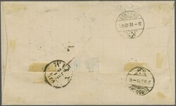 Romanian Post, Treaty with Austria; 1871 (Dec 17): Cover from Galatz ...