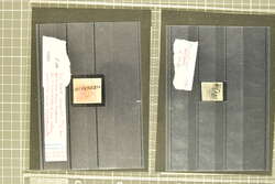 1850/57: Lot seven used single / multiple adhesives and three covers, ...