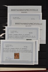 1852/1898: Stock book containing a large quantity of stamps from the ...