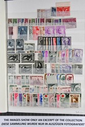 1849/1980: Accumulation of Belgium, housed in three stock books, with ...