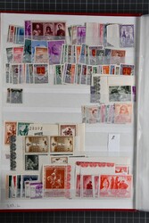 1849/1980: Accumulation of Belgium, housed in three stock books, with ...