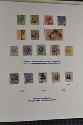 Curaçao, 1876/1943: Fine used collection. The first issues are not ...