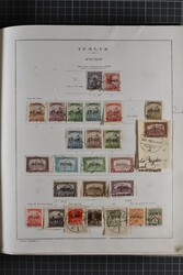 1918/23: Accumulation of pre-printed album pages, loosely assembled ...