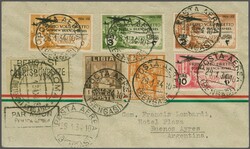 Francis Lombardi Roma - Buenos Aires Flight - Cirenaica 1934 (30. Jan ...