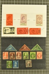 1880/1960: Miscellaneous group with quite a lot of better stamps from ...