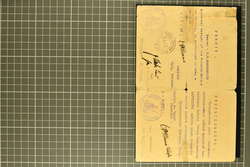 1919 (Oct 1): Bilingual printed Permit stating "Assistant Manager of ...