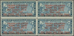 1932 (May 19): Dornier-Dox $ 1.50 on $ 1 deep blue, an unused block ...