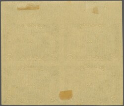 1928 (Sept 21): 5 c. olive-brown, an unused block of four, marginal ...