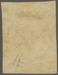 1864: Chalon Head 1 d. carmine-vermilion, NZ wmk., imperforate, an ...