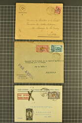 Morocco, 1923/1971 (ca.): Moroccan Mail Sent Abroad, over 350 covers ...