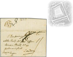 Grossbritannien 1783 (10. Feb.): Teilfrankobrief von Neuchâtel nach ...