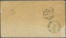 Finnland 1873: 30 Rp. ultramarin im waagr. Dreierstreifen, farbfr. ...