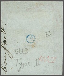 Zürich 6, Type II, die 62. Marke aus dem Hunderterbogen, farbfr. und ...