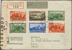 1944: 5 Rp. Heiden bis 30 Rp. Basel, der komplette Satz à vier Werte ...