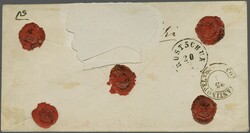 Austrian Post Offices in Bulgaria, Vidin, 1869ca (Jan 12): Registered ...