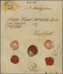 Austrian Post Offices in Bulgaria, Ingoing to Ruschuk, 1864ca (Oct ...