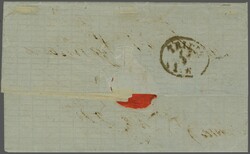 Via the Varna - Ruschuk railway line, 1869 (Sept): Cover from ...