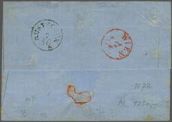 DDSG Agencies in Bulgaria, Silistria 1878ca (Sept 30): Lettersheet to ...