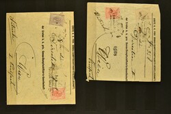 1890/1910ca: Balance of covers and adhesives from the collection of ...