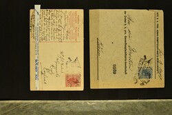 1890/1910ca: Balance of covers and adhesives from the collection of ...