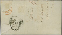 1840-1856 Great Britain Mails 1844 (Oct 8): Piece of cover from ...