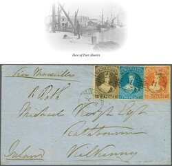 1857-1863 P&amp;O Express Premium Route 1862 (June 6): Cover from ...