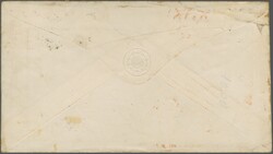 1863-1870 P&amp;O Express Premium Route 1864/71: 4 d. deep rose perf. ...