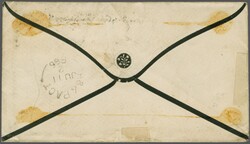 1863-1870 P&amp;O Express Premium Route 1864/71: 2 d. blue, two ...