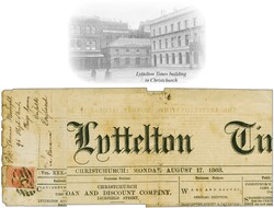 June 1866 - Dec 1868 Primary Mail Route via Panama 1864/71: 1 d. ...