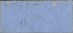 1863-1870 P&amp;O Express Premium Route 1864/71: 2 d. blue, 6 d. ...