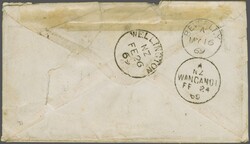 Dec 1868 - March 1870 P&amp;O Route via Suez & Marseille 1864/71: 1 d ...