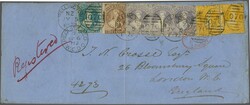 May 1871 - April 1873 2nd Contract North Pacific Mail Route via San ...