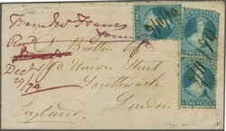 April 1870 - April 1871 1st Contract North Pacific Mail Route via San ...