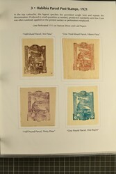 1921 (March): Parcel Post Exhibit collection on leaves and loose, ...