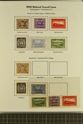 1932: National Council Issue, the Exhibit cxollection on leaves with ...