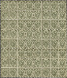 1890: Lithographed 1 kr. grey, perf. 10½, an unused block of 64 (8 x ...