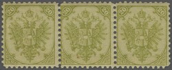 1889/90: Lithographed 20 kr. 'reseda' green, perf. 10½, an unused ...