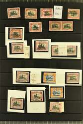 1900/1920: Specialised study group of overprints, mostly unmounted og ...