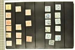 Lots & Collections, 1858/1871: Collection of over 120 unused and ...