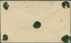 1912: ⅔ tr. vermilion-red, dull ink, a used example with large even ...