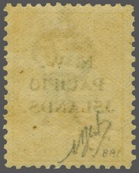 North West Pacific Islands 1915/16: 5 s. grey & yellow, overprint ...