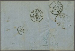 Sandjak Işkodra 1868: Turkey 20 pa. green, perf. 13¼, a horizontal ...